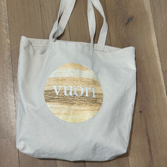 VUORI Handbags - VUORI CREAM TOTE THE RISE THE SHINE